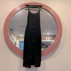 Black button down dress body con